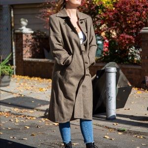 Wool long coat